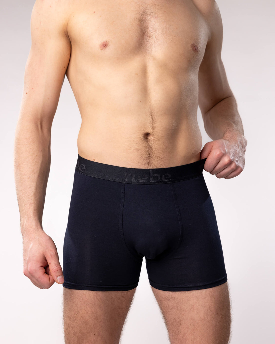 bambusové boxerky Zeus, černá | půlnoční 